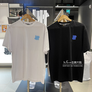 韩国正品代购 undefeated/五道杠 2021年新款后背个性印花短袖t恤