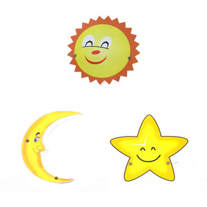 太阳月亮星星 儿童表演道具幼儿园文艺晚会演出化装面具动物头饰