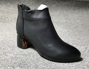 鞋 女鞋 女式皮靴 邦赛女短靴