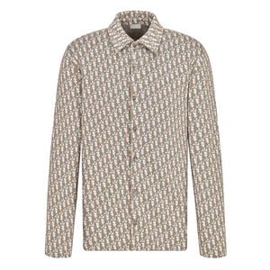 【deluxe】dior迪奥 21fw 男士徽标logo印花长袖衬衫023m550at099