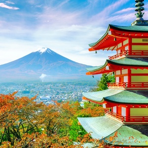 东京拼车出发富士山网红打卡一日游 忍野八海 天梯小镇 旅拍圣地