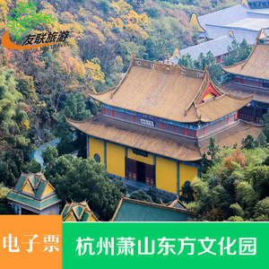云想旅游专营店天猫[东方文化园-大门票]杭州东方文化园门票8人付款