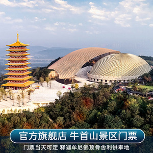 [牛首山文化旅游区-年卡]南京牛首山风景区门票佛顶宫门票