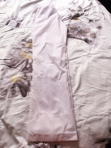 安踏 白色  条纹装饰 运动裤S码 松紧系带 有内衬 自己穿