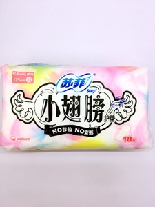 苏菲 小翅膀系列 护垫无香型175mm*18片