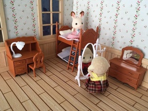 双十一特惠产品普通版卧室套装床上下铺书桌过家家配件玩具