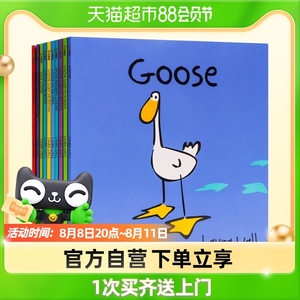 小鹅咕茜系列绘本10册 goose 英文原版绘本 小鹅goose