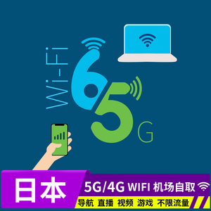 日本wifi租赁4G东京随身移动上网出国旅游全境覆盖机场自取egg蛋