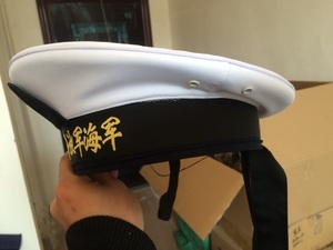 水兵帽演出帽无帽檐大檐帽军迷收藏