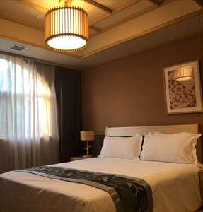 上海极乐汤川沙温泉酒店优选日式大床房