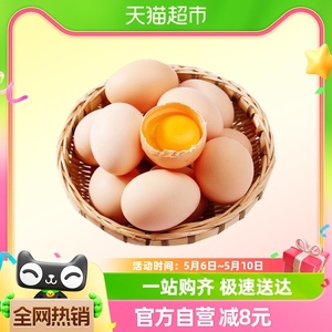 【包邮】蛋悠品新鲜散养柴鸡蛋自养笨鸡蛋土鸡蛋45g*6枚谷草鸡蛋