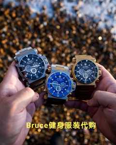 sforce美国健身手表50mm表盘肌肉手表防水石英表vip sea 原swole
