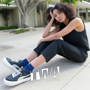 puma彪马女鞋 suede mayu厚底做旧复古风低帮休闲运动鞋381042