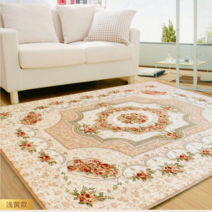 欧式地毯客厅卧室满铺大地毯床边毯沙发茶几毯简约现代加厚珊瑚绒