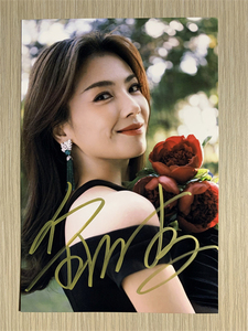 『冲冠』大陆明星刘涛亲笔签名照片24款定妆照6寸现货无仿无印刷