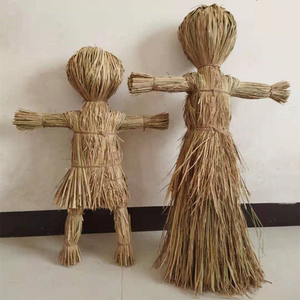 稻草工艺品纯手工制作稻草人简易吓鸟田园节日活动装饰拍摄影道具