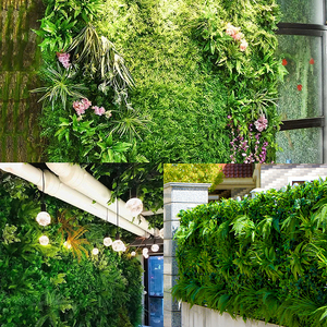 仿真植物墙绿植壁阳台假花草皮墙面装饰绿色人造草坪背景网红摄影