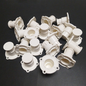 pvc预埋吊座16 20带耳水用吊卡底座线管配件连接吸盘直接带脚座子