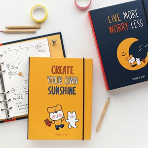 创意日记本插画