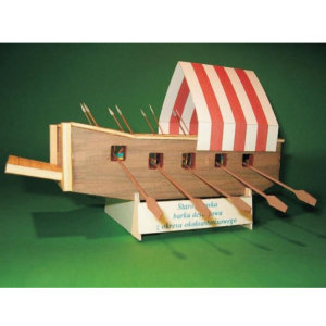 纸模制作册 diy手工作业益智玩具中世纪战船战舰船模3d立体纸模型