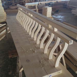 美人靠栏杆实木护栏吴王户外中式仿古建园林凉亭长廊座椅s弯靠背