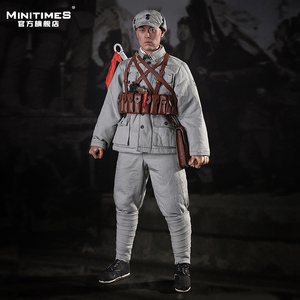 现货minitimes1/6警卫员兵人模型m030二战中国工农红军18ga八路军