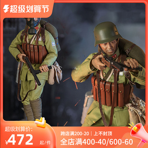 现货 minitimes1/6手办兵人模型 m035淞沪会战88师 关节可动人偶