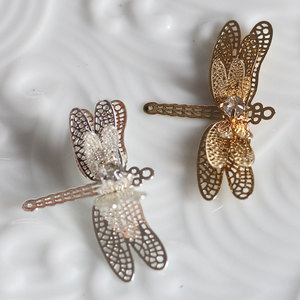 汉服头饰蜻蜓diy