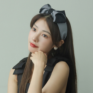 savpir立体蝴蝶结设计 修饰脸型显脸小 高颅顶发箍女法式复古夏天
