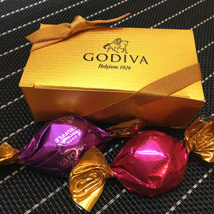 godiva 歌帝梵松露欢享巧克力礼盒2颗装婚庆喜糖盒子结婚伴手礼物