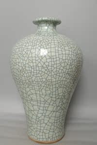 古玩古董瓷器明代清代宋代龙泉瓷哥窑梅瓶青花官窑收藏品仿古摆件