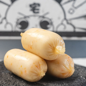 芝士鱼蛋香肠-烧烤脆皮肠麻辣烫散装冷冻火锅食品商用关东煮食材