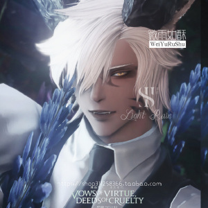 最终幻想14ff14捏脸数据脸型猫男魅猫族sefde猫男捏脸