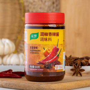 家乐混椒香辣酱500g瓶装辣椒酱炒菜香辣辣炒河虾芋儿(临期处理)