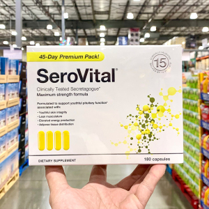 美国代购 serovital-hgh 奥普拉胶囊 减*龄逆*龄胶囊 180粒