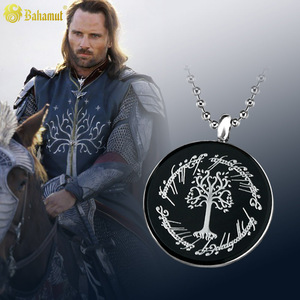 魔戒指环王配饰国王圣骑士白树项链男潮个性吊坠挂件时尚吊牌刻字