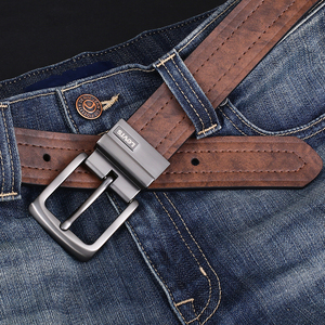 美国levis李维斯皮带男真皮复古双面针扣年轻人潮男士加宽裤腰带
