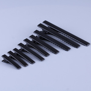 0016人付款淘宝黑色方形鸭嘴夹鱼嘴夹方夹手工diy蝴蝶