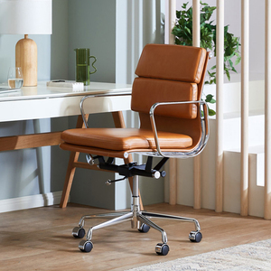Eames Aluminum Office Chair伊姆斯真皮办公椅简约铝合金电脑椅