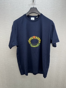 英国代购 burberry特价男士高端刺绣logo短袖t恤,m号宽松款_阿里巴巴