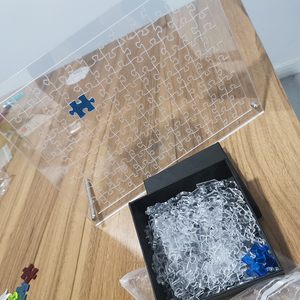 水晶噩梦透明双面拼图定制109片儿童益智玩具超难成人减压puzzle