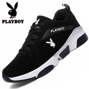 003人付款天猫花花公子男鞋春季中帮板鞋运动休闲厚底小白鞋子韩版