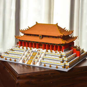 乐高积木故宫太和殿中国风巨大型建筑模型城堡成年高难度拼装玩具