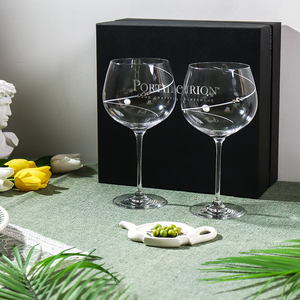 英国portmeirion波特美林水晶玻璃红酒杯香槟杯情侣对杯礼盒套装
