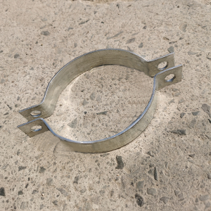扁铁镀锌路灯杆管卡双面扁铁u型镀锌道旗卡箍电线杆抱箍双半圆管