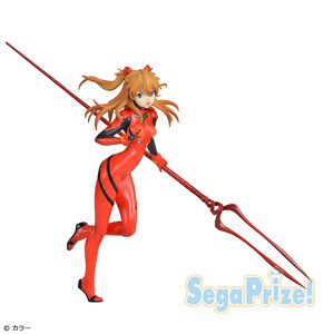 现货sega 新世纪福音战士 eva 明日香 朗基努斯之枪 手办 景品