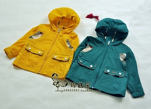 夏季防蚊衣空调衣男童韩国奢侈品牌绿色黄色防晒服外套薄款