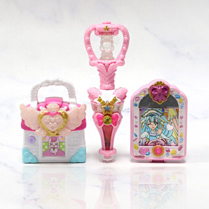 万代日版bandai 光之美少女迷你武器旋律圣剑水晶变身魔法棒吊饰