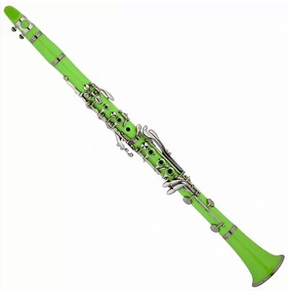 彩色单簧管黑管abs亮面单簧管17键降b调各种颜色适用初学者考级者