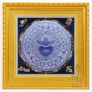 添福慧大鹏金翅鸟坛城结缘藏传佛教密宗坛城咒轮佛像挂画36455